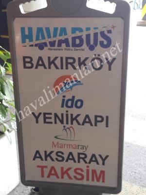 Havabus sign from havalimanlari.net