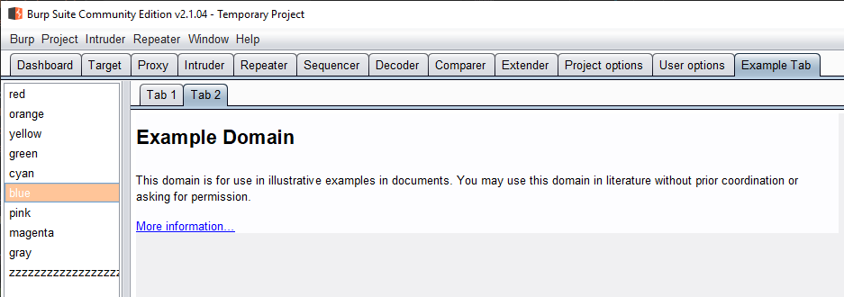 example.net in JEditorPane