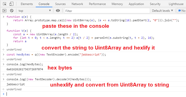 unhexlify and hexlify in action