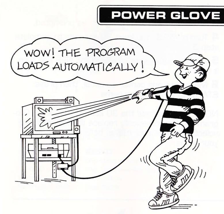 Source: My Nintendo Power Glove manual