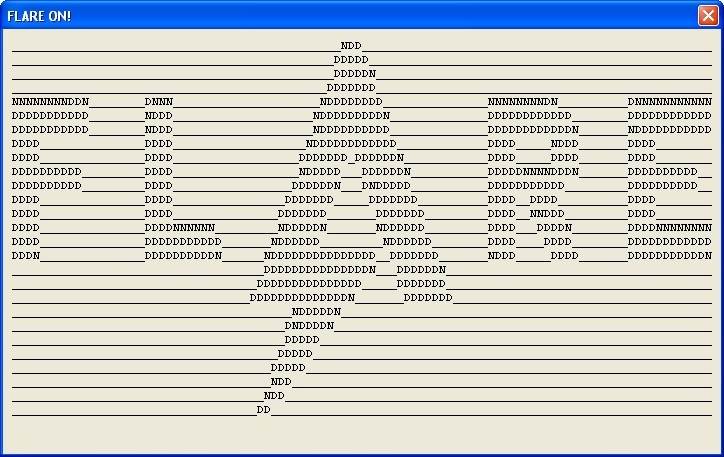 ASCII Flare